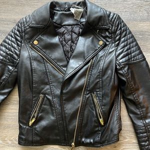 H&M Faux Leather Moto Jacket
